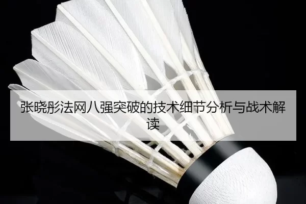 张晓彤法网八强突破的技术细节分析与战术解读